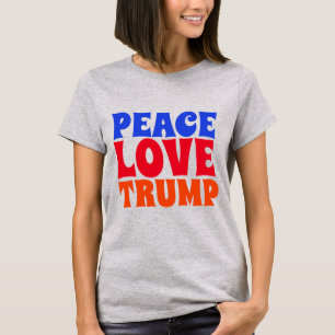 FRIEDENSLIEBE TRUMP, Vintage T - Shirt