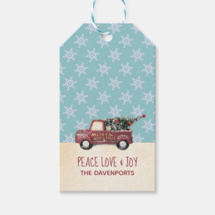 FriedensLiebe u. -freude mit RedToy LKW-frohen Geschenkanhänger