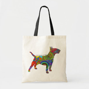 "FriedensLiebe-u. -stier-Terrier-" Tragetasche
