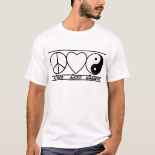 FriedensLiebe und -balance T-Shirt