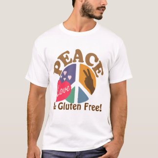 FriedensLiebe und -gluten geben frei T-Shirt