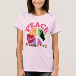 FriedensLiebe und -gluten geben frei T-Shirt