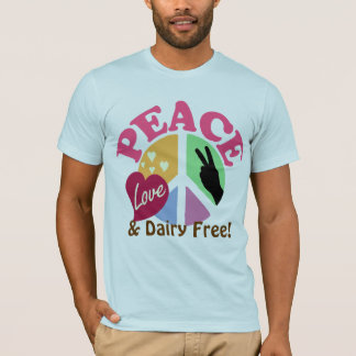 FriedensLiebe und -molkerei geben frei T-Shirt