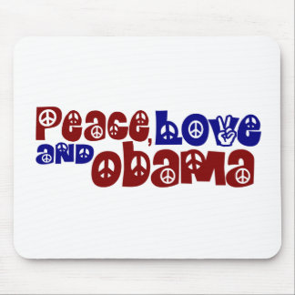 FriedensLiebe und -Obama Mousepad
