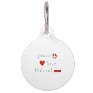FriedensLiebe und -polen Tiernamensmarke