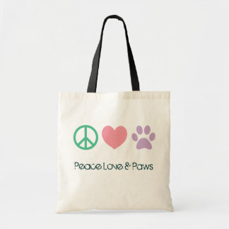 FriedensLiebe-und Tatzen-Taschen-Tasche Tragetasche