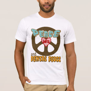 FriedensLiebe und zahnmedizinische Glasschlacke T-Shirt
