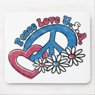 FriedensLiebe USA Mousepad