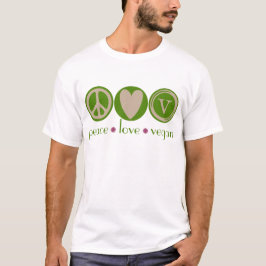 FriedensLiebe vegan T-Shirt