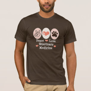 FriedensLiebe-Veterinärmedizin-T-Shirt T-Shirt