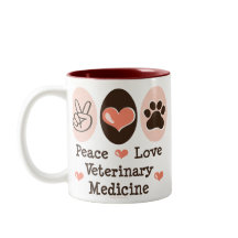 FriedensLiebe-Veterinärmedizin-Tasse