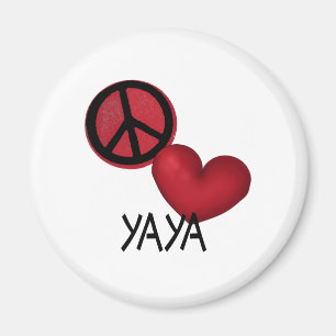 FriedensLiebe YaYa Magnet