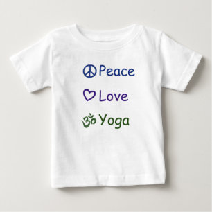 FriedensLiebe-Yoga Baby T-shirt