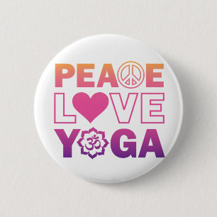 FriedensLiebe-Yoga Button