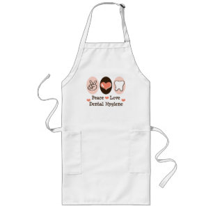 FriedensLiebe-zahnmedizinische Hygiene-Schürze Lange Schürze