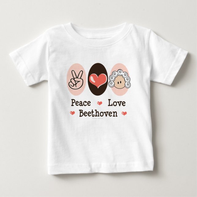 FriedensLiebebeethoven-Baby-T - Shirt (Vorderseite)