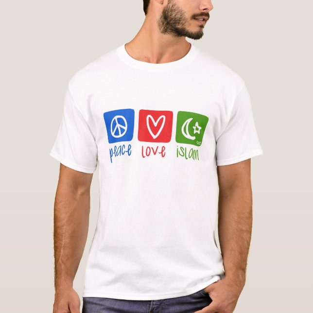 FriedensLiebeislam (hor) T-Shirt (Vorderseite)