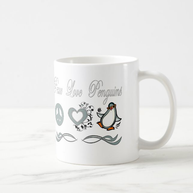 FriedensLiebePenguins Tasse (Rechts)