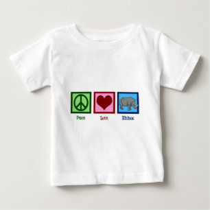 FriedensLiebeRhinos Baby T-shirt