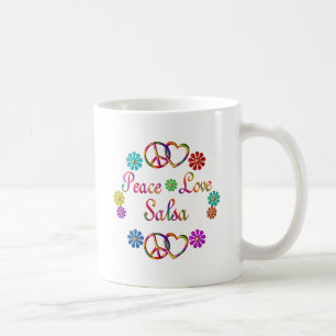 FRIEDENSLiebeSALSA Kaffeetasse