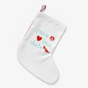 FriedensLiebeSkateboard Kleiner Weihnachtsstrumpf