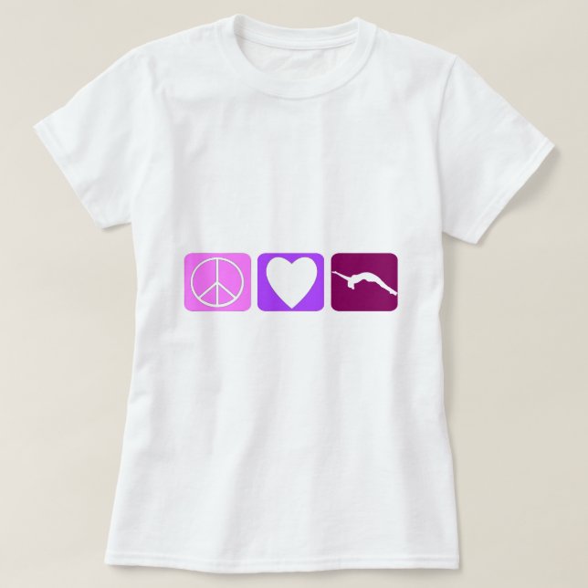 FriedensLiebeTumble T-Shirt (Design vorne)