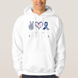 Friedenslösung Liebe Heilung ALS Bewusstsein Män Hoodie