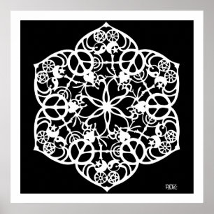 FriedensMandala Poster
