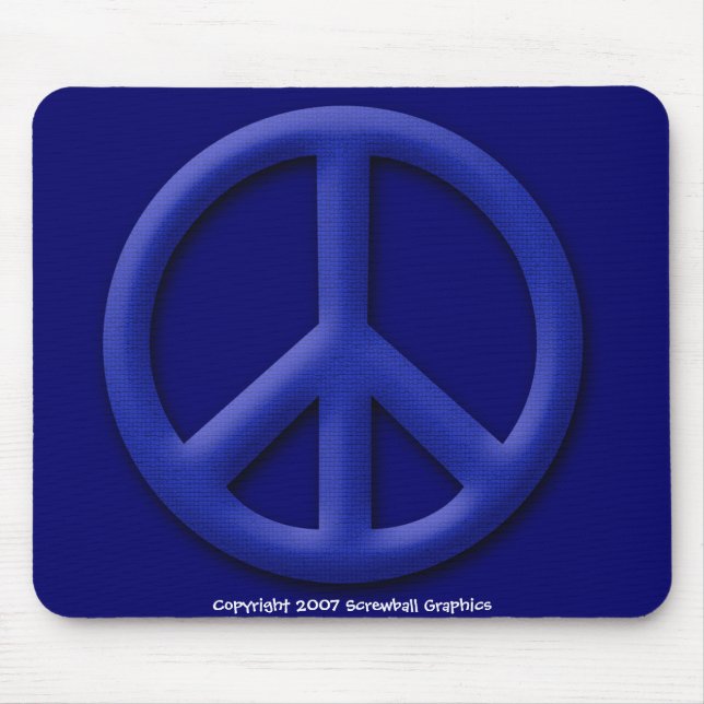 Friedensmauspad Mousepad (Vorne)