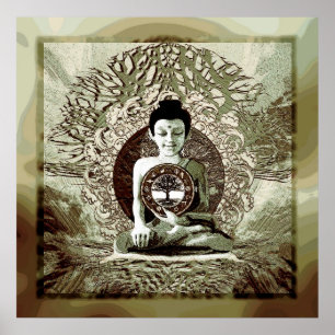 Friedensmeditation - Weltreligionen Poster