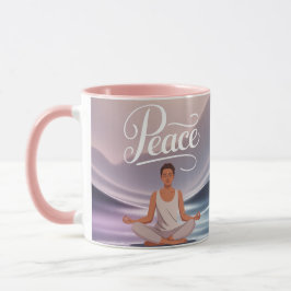 Friedensmeditationsbecher Lotusposition Tasse
