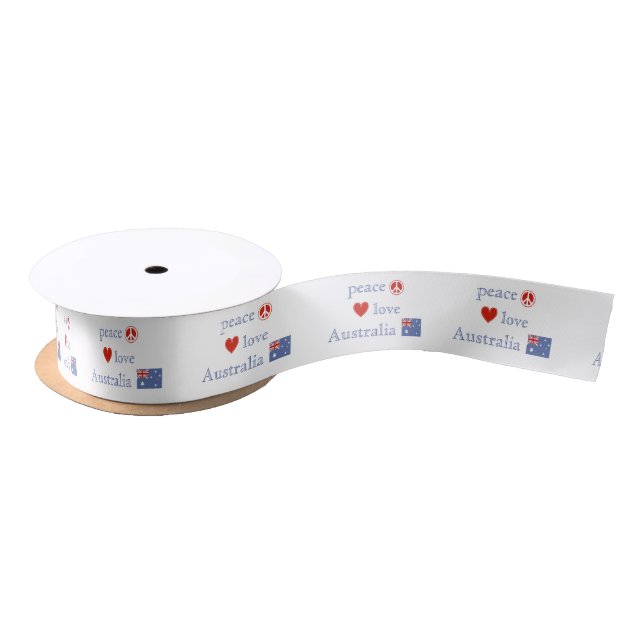 Friedensmission Australien Satinband (Spule)