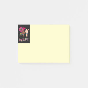 Friedensnachmitteilungen Post-it Klebezettel