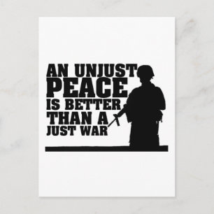 Friedensnicht Krieg Postkarte