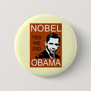 Friedensnobelpreis Obama Button
