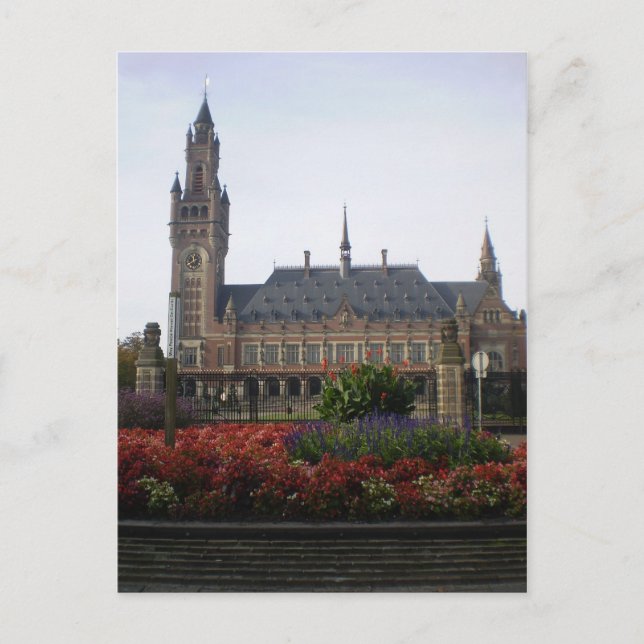 Friedenspalast Postkarte (Vorderseite)