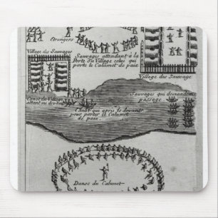 Friedenspfeifetanz des Irokesen Mousepad