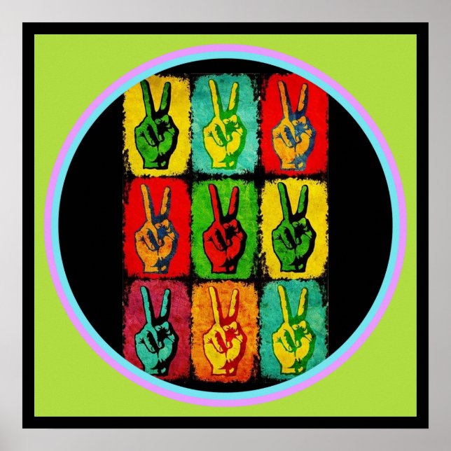 Friedensposter Poster (Vorne)