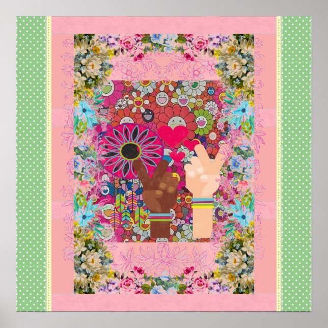 Friedensposter Poster (Vorne)