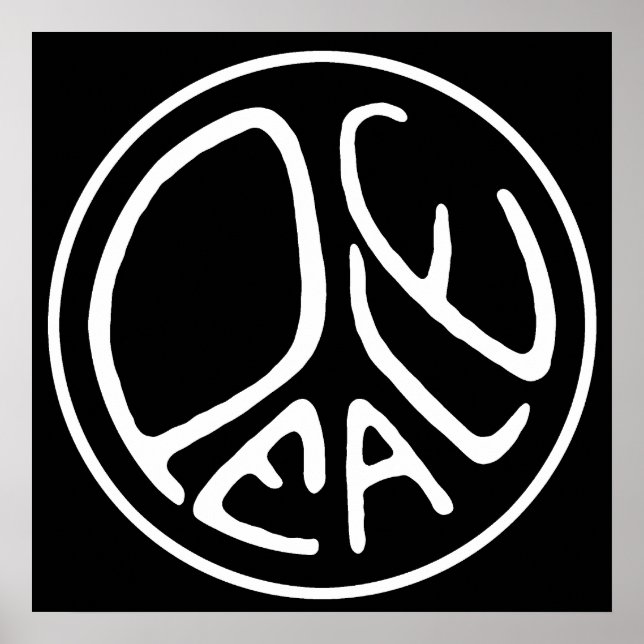 Friedensposter Poster (Vorne)