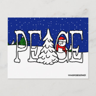 Friedenspostkarte Postkarte