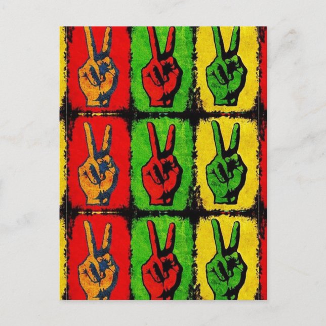 Friedenspostkarte Postkarte (Vorderseite)