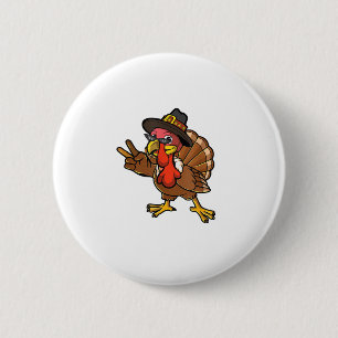 Friedensschild Dankbarkeit Erntedank der Türkei Button