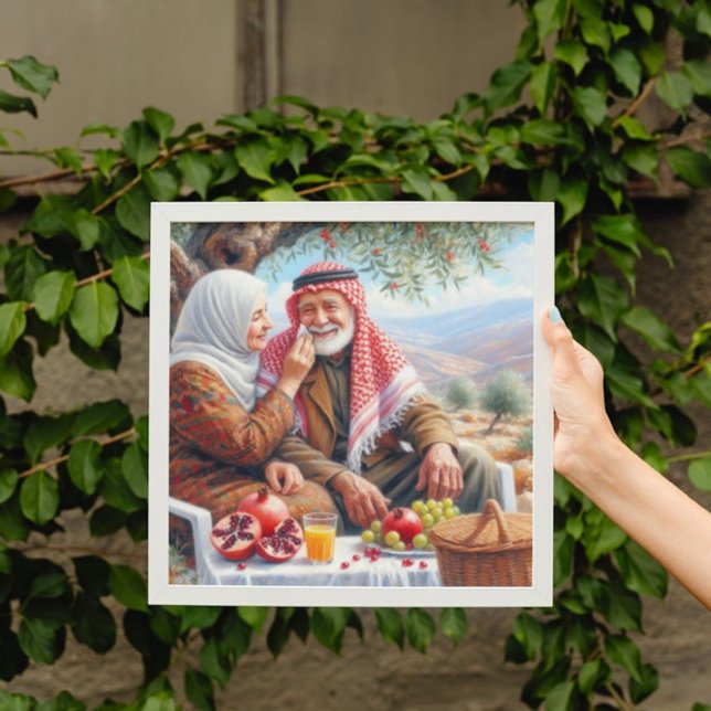 FriedensShades | Altes palästinensisches Paar Poster (Von Creator hochgeladen)