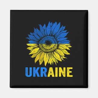 Friedenssonnenblume Ukrainische Flagge Ukraine Lie Magnet