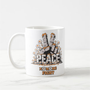 Friedenssteine-Blume Vintag Inspiration Zitat Kaffeetasse