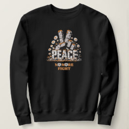 Friedenssteine-Blume Vintag Inspiration Zitat Sweatshirt