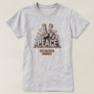 Friedenssteine-Blume Vintag Inspiration Zitat T-Shirt
