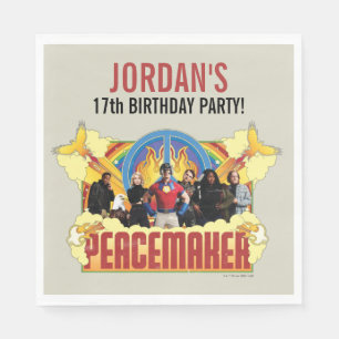 Friedensstifter der Serie zum Geburtstag von Napki Serviette