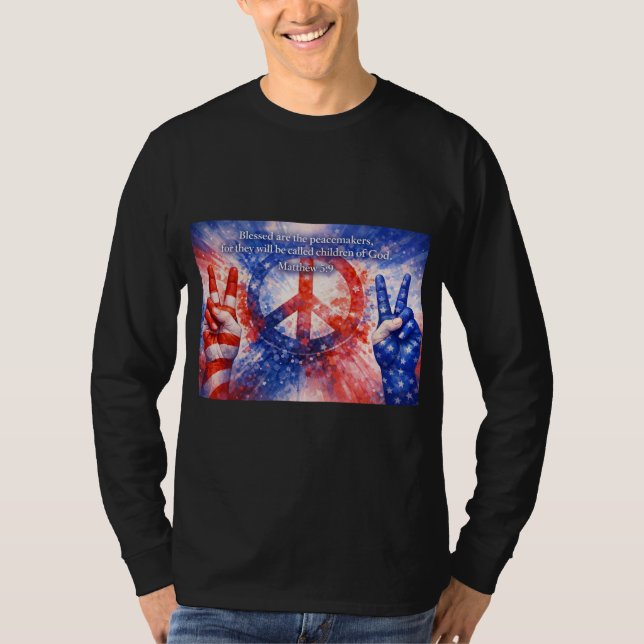 Friedensstifter-T-Shirt T-Shirt (Vorderseite)